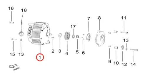 New 2025 Light Bee X 4kW Motor Assembly - Image 4